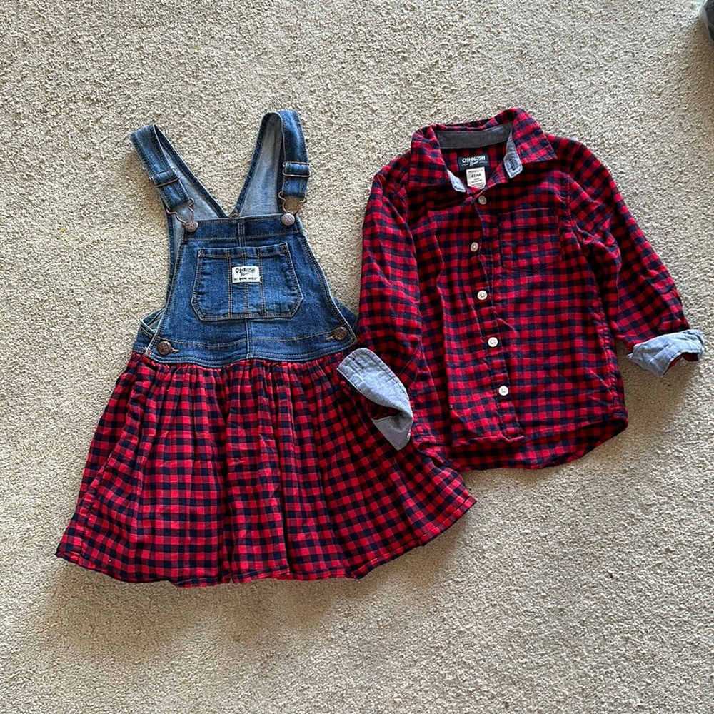 Matching brother sister outfits
